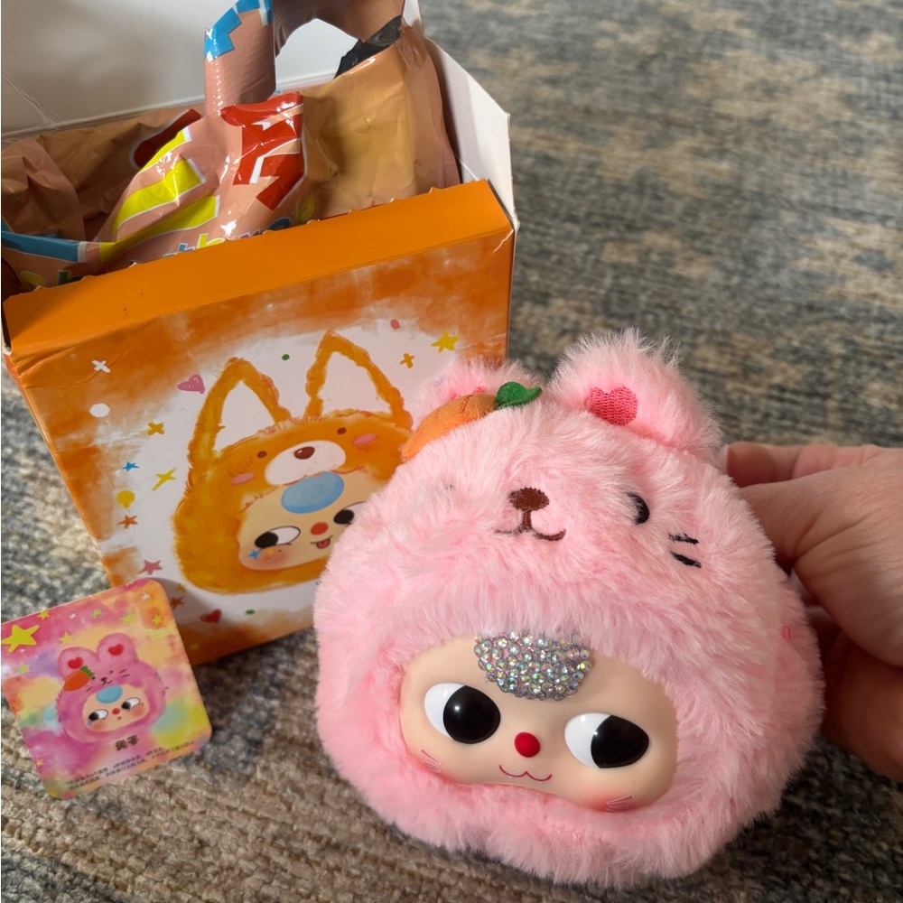 Baby Three Animal Head Bunny w/ custom face!